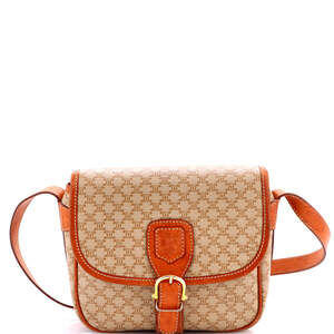 Celine Vintage Saddle Flap Shoulder Bag #224614C69B